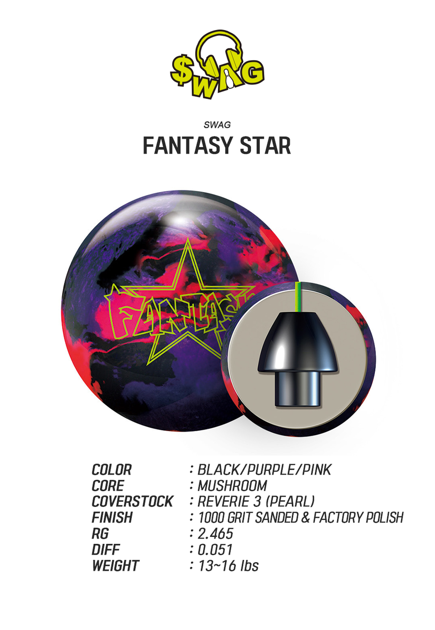 Lord Field Swag Fantasy Star Bowling Ball 123Bowl