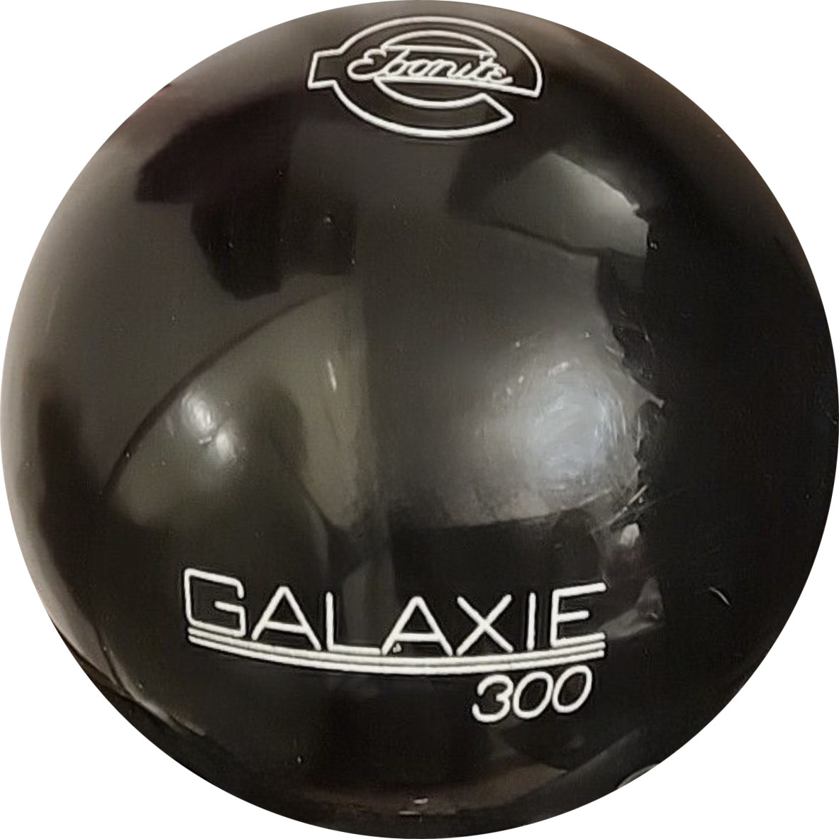 Ebonite Galaxie 300 Black Bowling Ball - 123Bowl