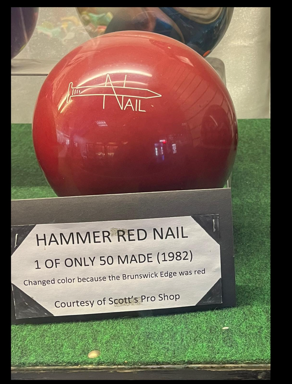 Faball Red Nail Bowling Ball - 123Bowl