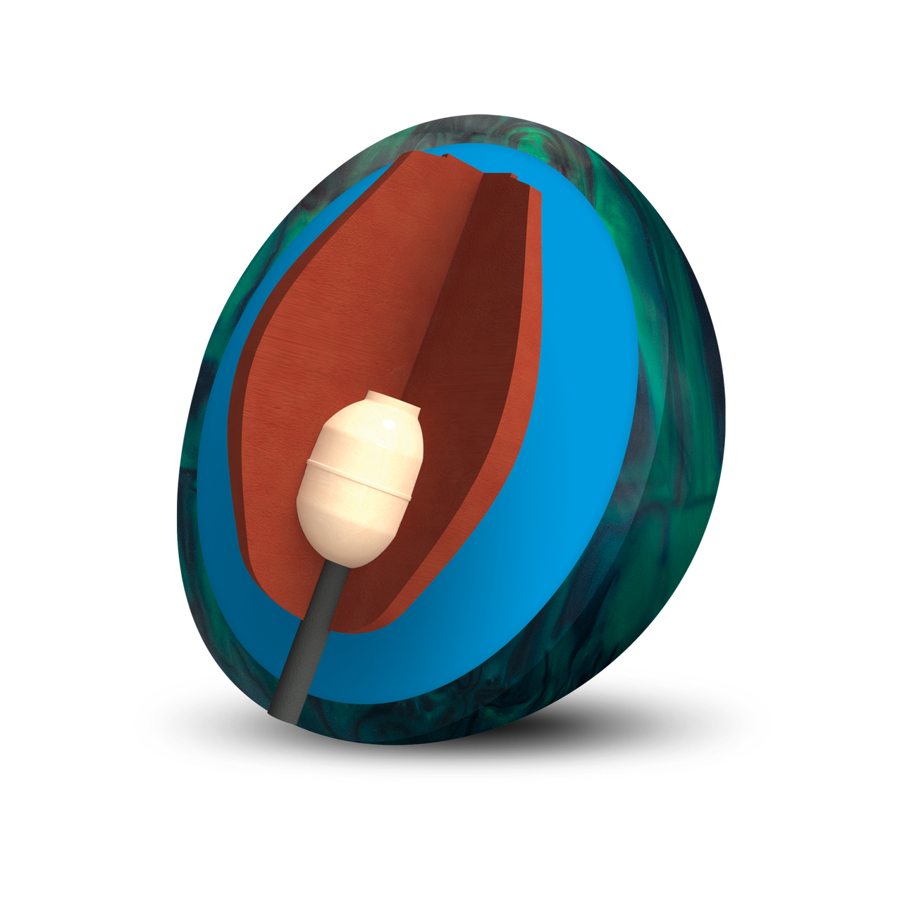 Columbia 300 Blue Piranha Bowling Ball
