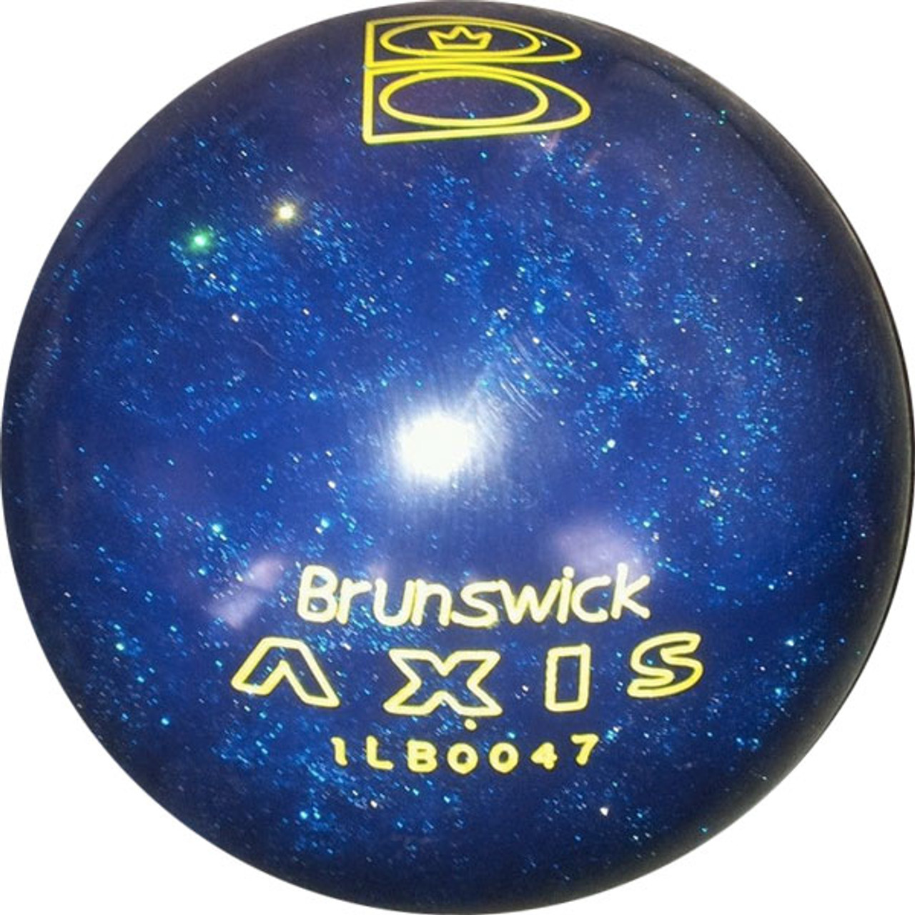 Brunswick Axis Blue Sparkle Bowling Ball - 123Bowl