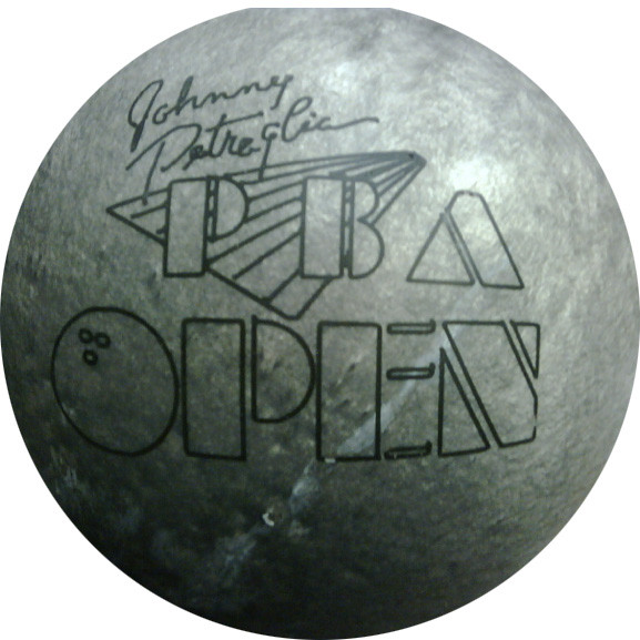 Brunswick Johnny Petraglia PBA Open Silver Bowling Ball - 123Bowl