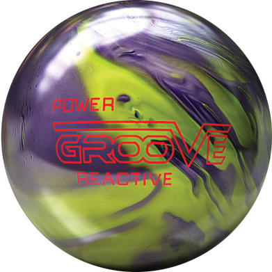 Brunswick Power Groove Lime/Lavender Bowling Ball 123Bowl