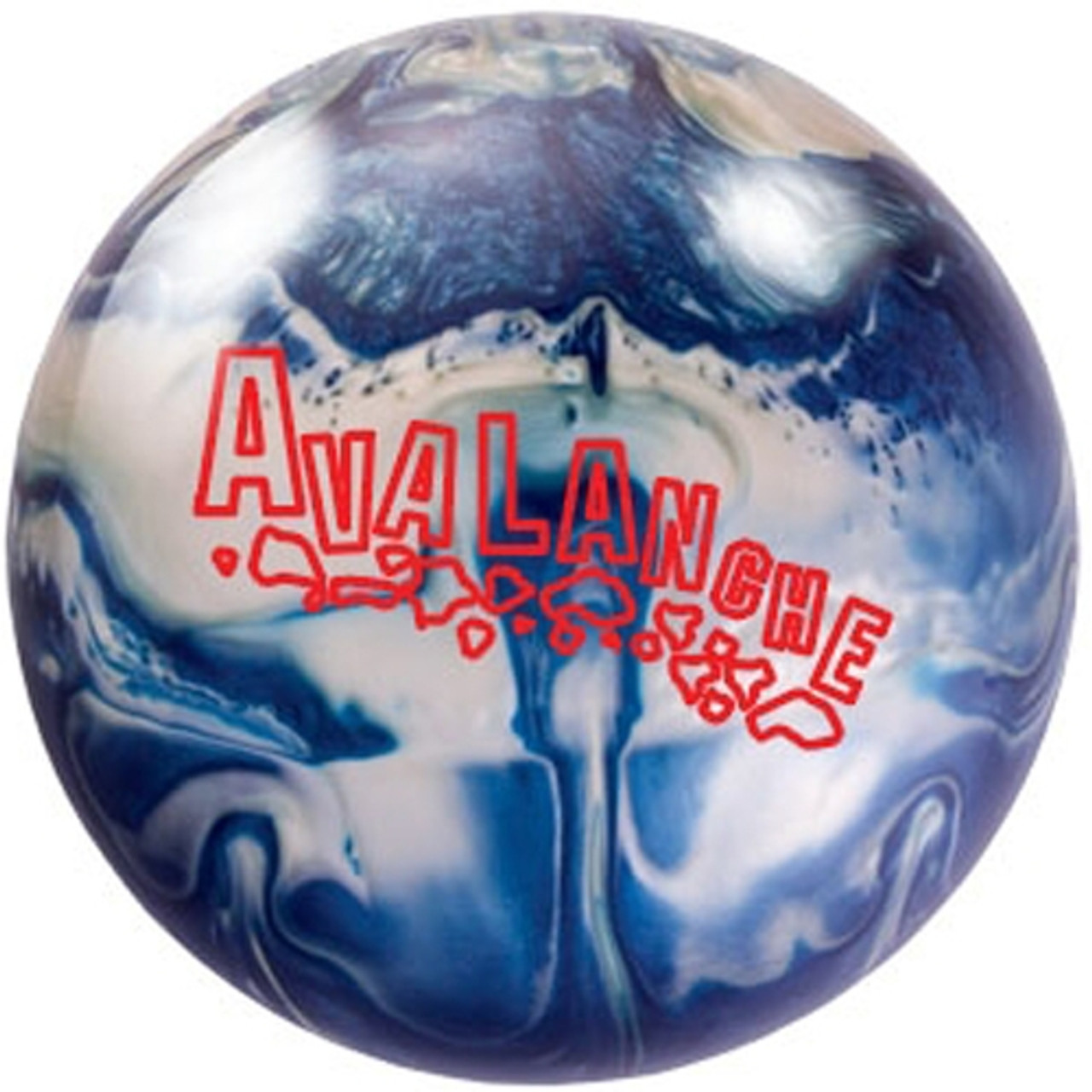 ブランズウィック　アバランチパール Brunswick Blue Silver Avalanche Pearl Bowling Ball - 123Bowl