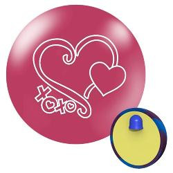 Brunswick Hearts Themed Bowling Ball 123Bowl