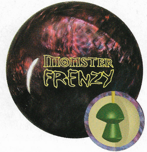 Brunswick Monster Frenzy Bowling Ball - 123Bowl