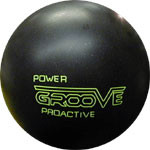 Brunswick Power Groove ProActive Black Bowling Ball 123Bowl