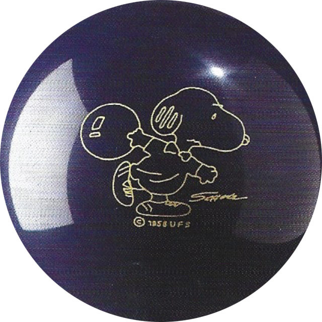 スヌーピー ジョークール ボウリングボール Brunswick Peanuts Snoopy Grape Bowling Ball - 123Bowl