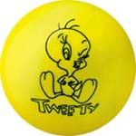 Brunswick Warner Bros Yellow Tweety Bowling Ball 123Bowl