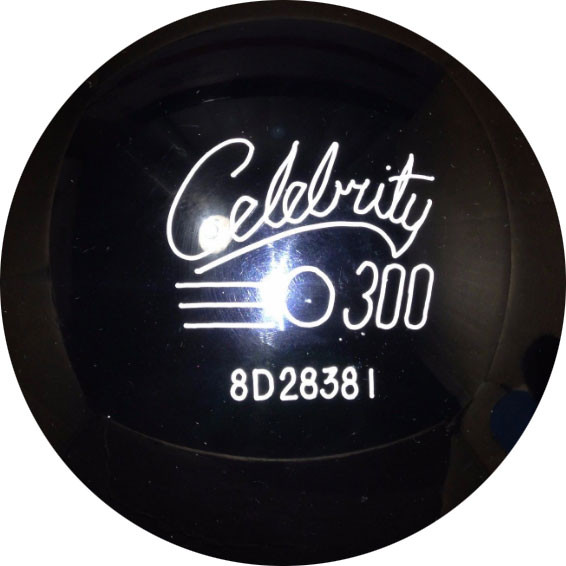 BALL ボール CHRONOMETER 300M/1000FT ブラック 美品 Columbia 300 Celebrity 300 Black Solid Bowling Ball - 123Bowl
