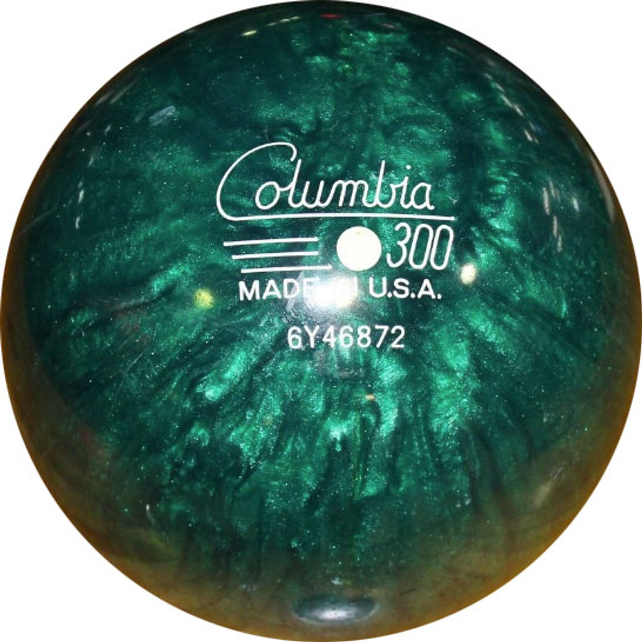 橄欖 Columbia 300 White Dot Green Swirl Bowling Ball - 123Bowl