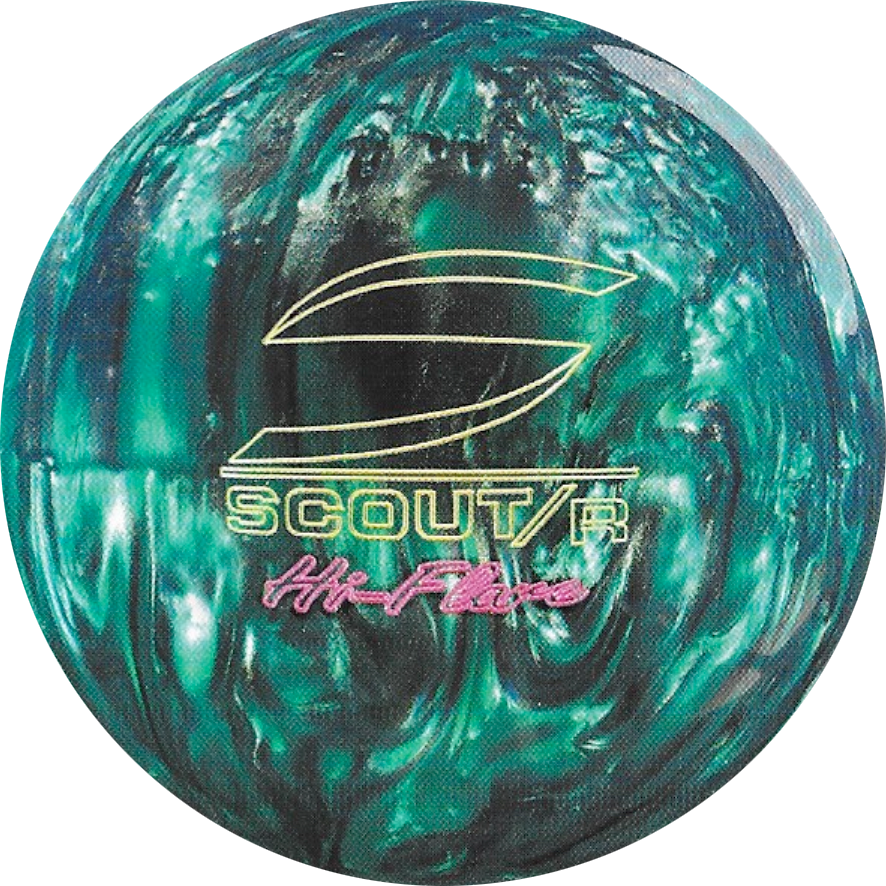 Columbia 300 Scout R Hi Flare Blue / Green /Bronze Bowling Ball