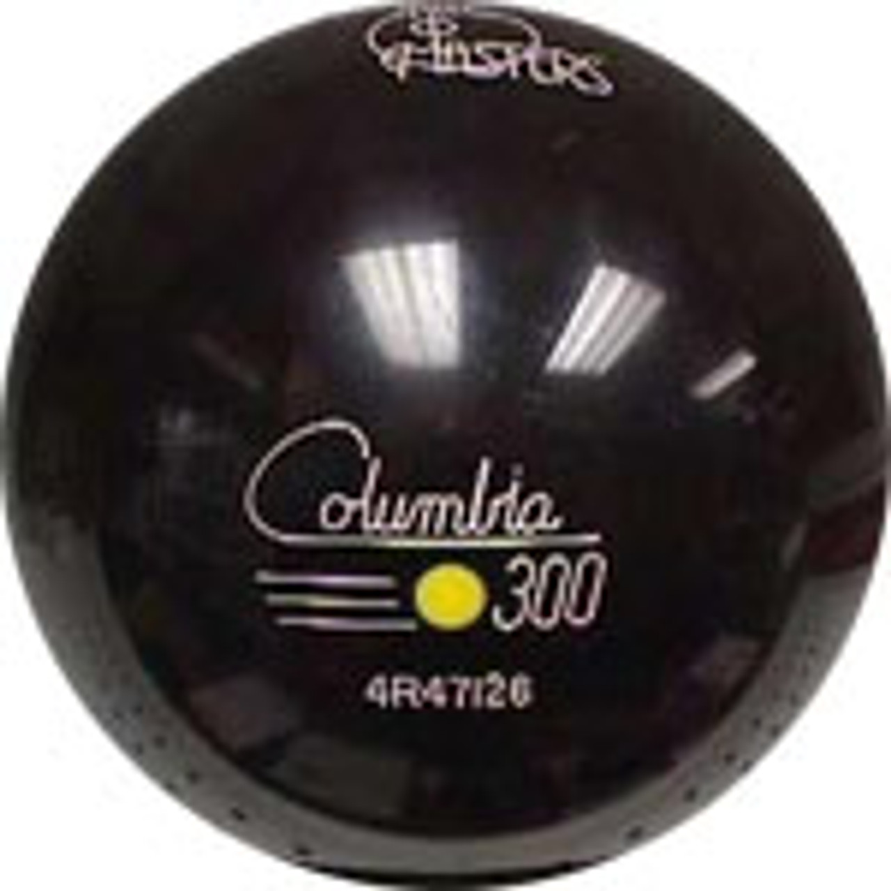 columbia yellow dot bowling ball