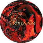 Ebonite Tornado Black/Red/Orange Bowling Ball 123Bowl