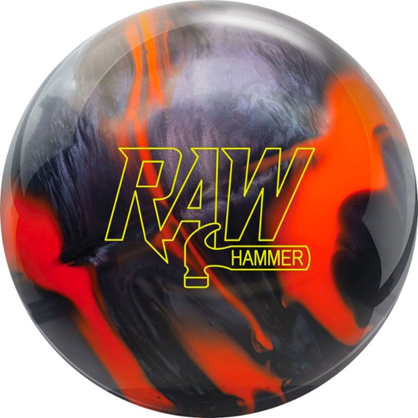 Hammer Raw Hammer Orange/Black Bowling Ball - 123Bowl