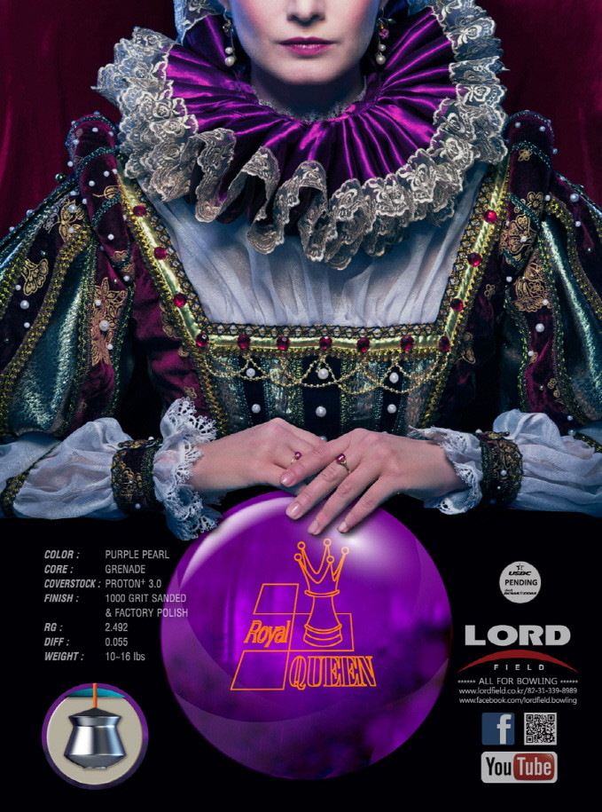Lord Field Royal Queen Bowling Ball 123Bowl