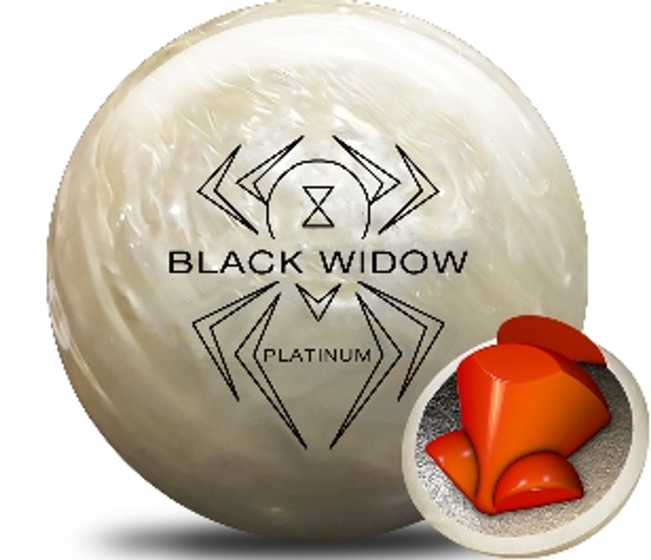 Hammer Black Widow Platinum White Bowling Ball - 123Bowl