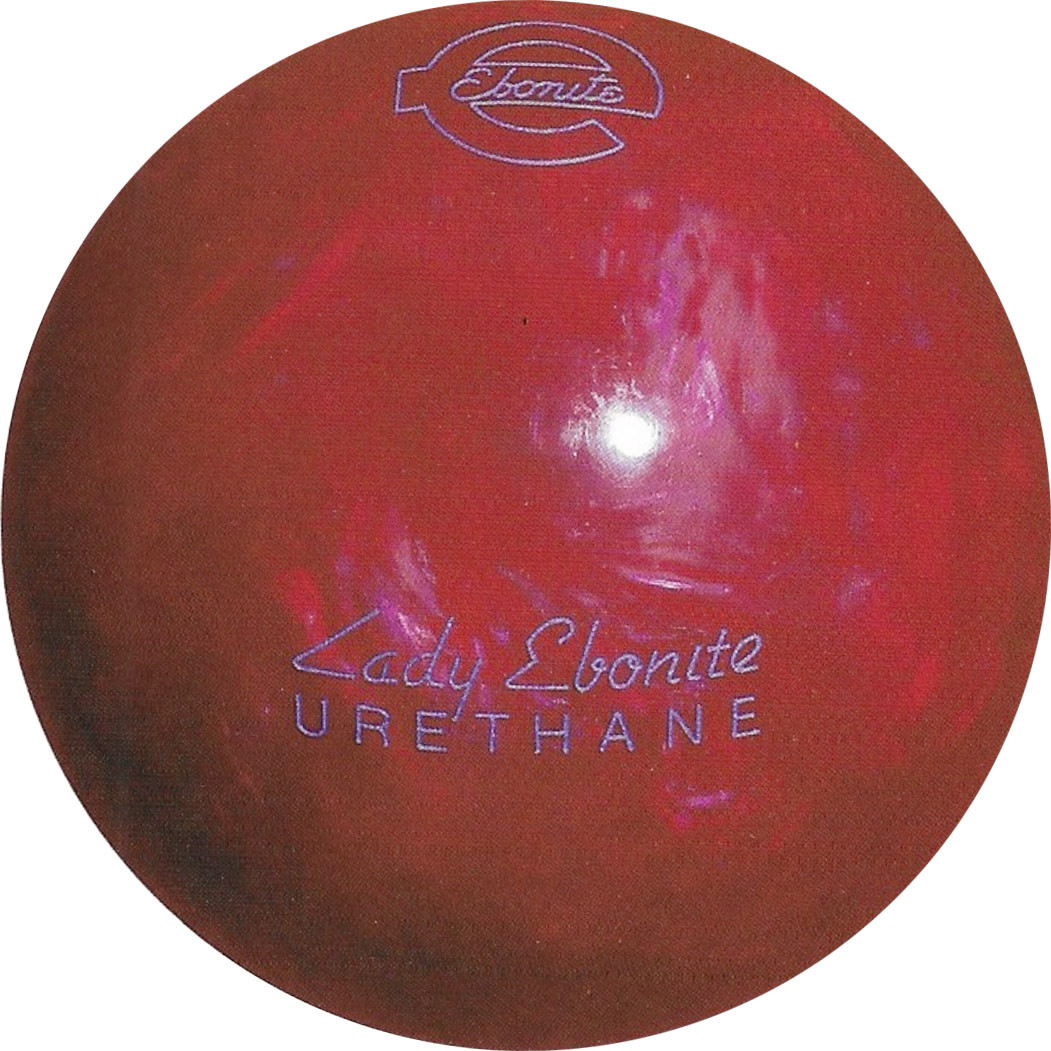 Ebonite Lady Ebonite Urethane Cherry Red Bowling Ball 123Bowl