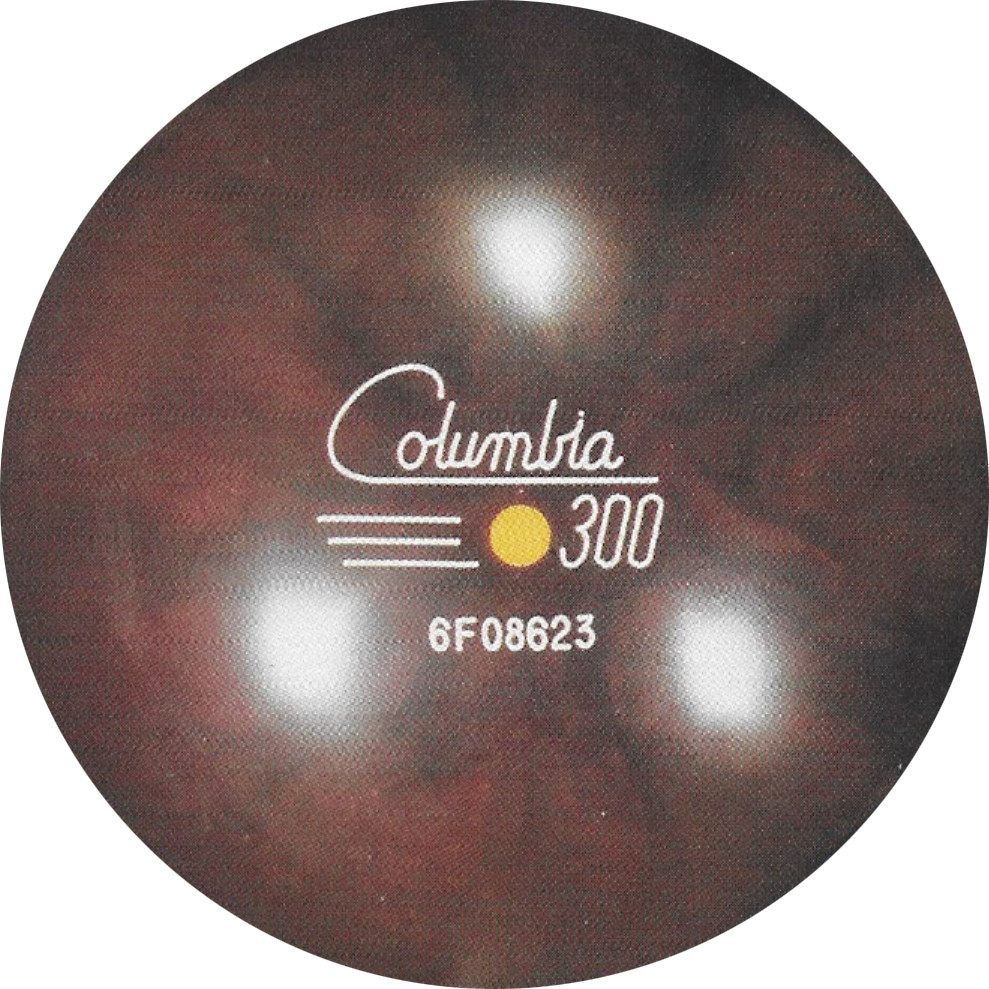Columbia 300 Scarlet Yellow Dot Bowling Ball 123Bowl