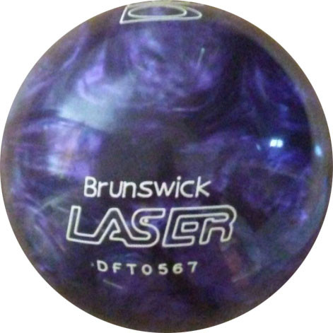 Brunswick Purple Laser Bowling Ball - 123Bowl