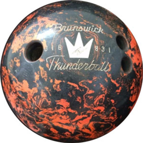 Brunswick Viz-A-Ball Black/White Spiral Bowling Ball - 123Bowl