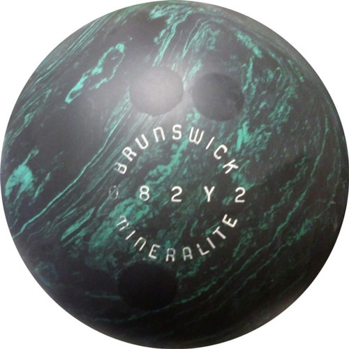 Brunswick Avalanche Black / Electric Green Bowling Ball - 123Bowl