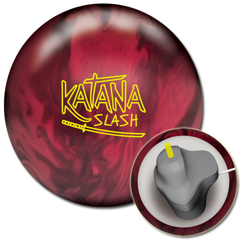 Radical Katana Slash Bowling Ball with Core Design
