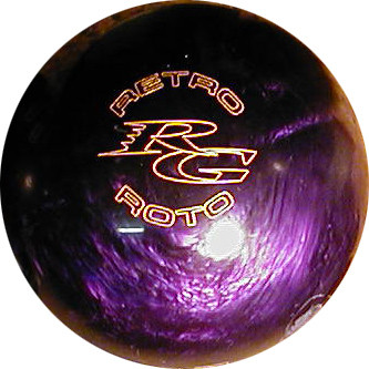 Roto Grip Purple Retro Pearl Bowling Ball - Actual