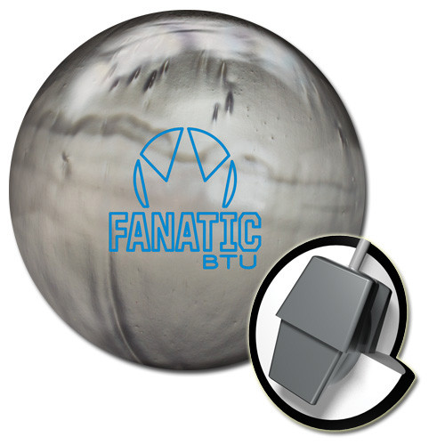 Brunswick Fanatic BTU Silver Pearl Bowling Ball - 123Bowl