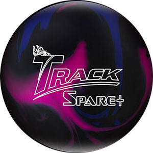 Track Spare+ Black / Orange / White Diamond Bowling Ball - 123Bowl