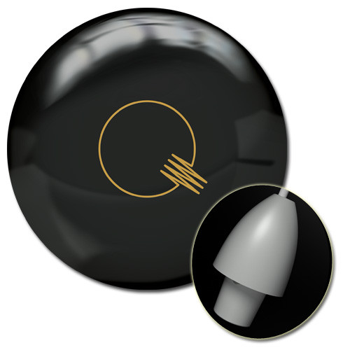 Brunswick Quantum Classic Black Bowling Ball with Core Design