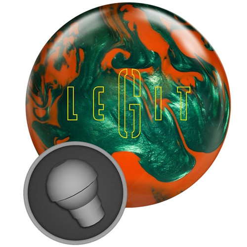 激レア　未ドリル　Compe 地球　ボール　13P AZO Legit Red/Purple Bowling Ball - 123Bowl