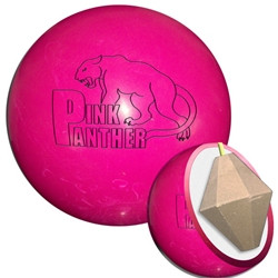 Lane #1 Pink Panther Bowling Ball with Core Design