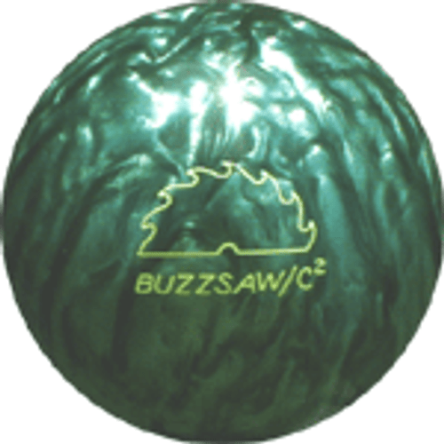 Lane #1 Buzzsaw/C2 Emerald Bowling Ball