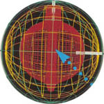 Brunswick Navy Phantom Bowling Ball 123Bowl