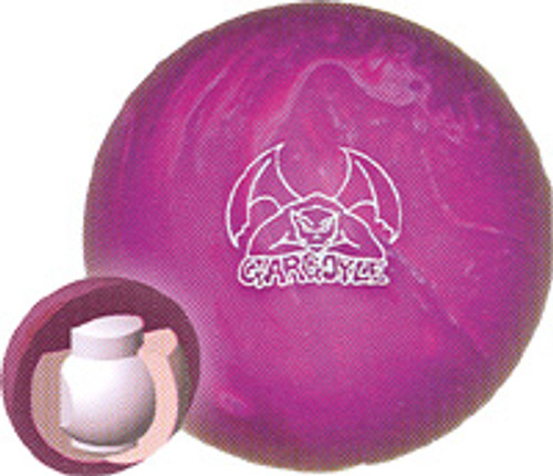 Visionary Violet Gargoyle Bowling Ball