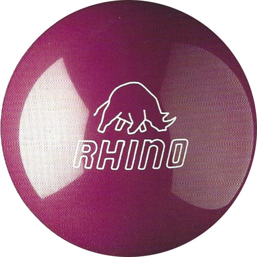 Brunswick Rhino Burgundy Plastic Bowling Ball - 123Bowl