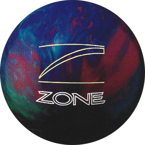 Brunswick Blue Green Silver Target Zone Bowling Ball - 123Bowl