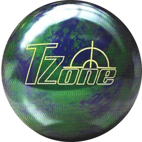 Brunswick Blue Green Solid Glow Target Zone Bowling Ball - 123Bowl