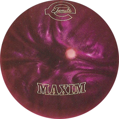 Ebonite Plum Maxim Bowling Ball