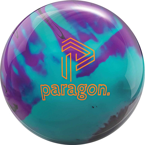 Track Paragon Solid Turquoise Purple Black Bowling Ball - 123Bowl