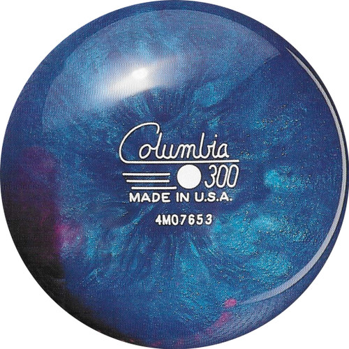 Columbia 300 White Dot Midnight Blue Bowling Ball - 123Bowl