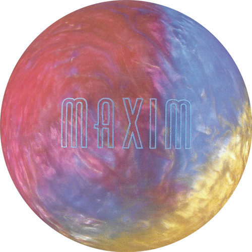 Ebonite Maxim Black Gold Graphite Bowling Ball - 123Bowl