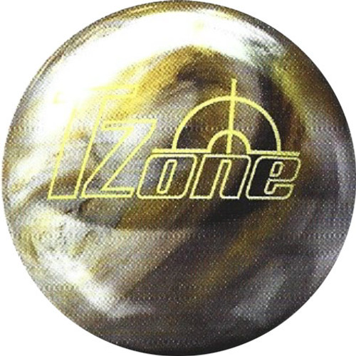 Brunswick Charcoal Gold White Pearl Glow Target Zone Bowling Ball