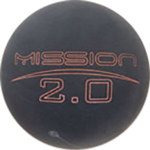 Ebonite Black Mission 2.0 Bowling Ball - Actual Sanded