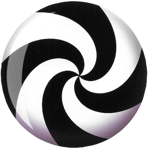 Brunswick Viz-A-Ball Black/White Spiral Bowling Ball