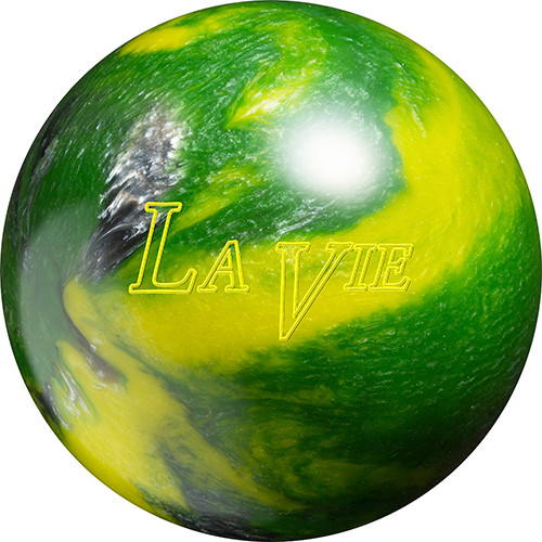 ABS La Vie Green Yellow Silver Bowling Ball