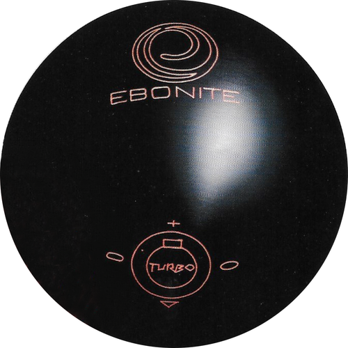 Ebonite Turbo Black Bowling Ball - 1995 Remake