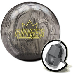 Brunswick Ringer Platinum Pearl Bowling Ball with Core Design