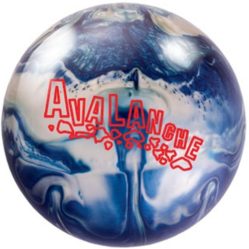 Brunswick Blue Silver Avalanche Pearl Bowling Ball - 123Bowl